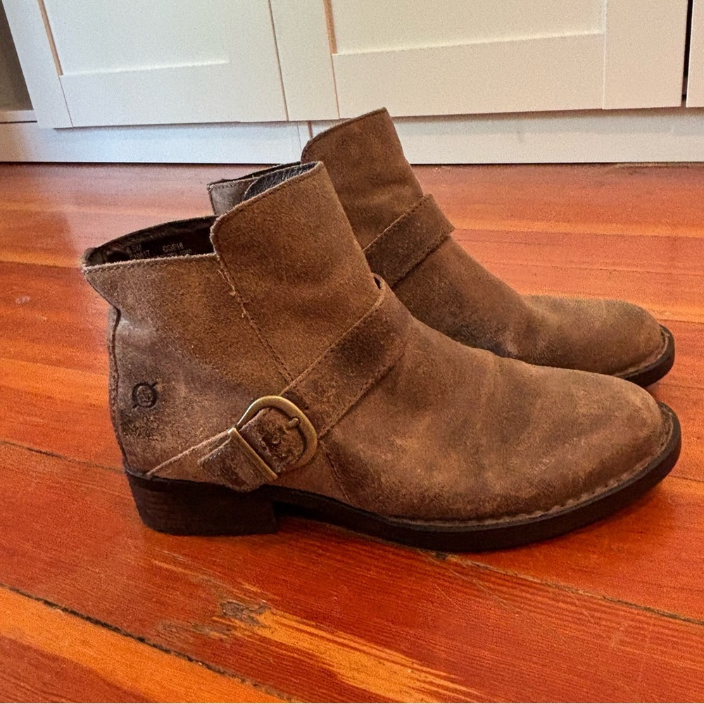 Børn Brown Suede Ankle Boots